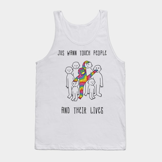 Touch People Tank Top by RaminNazer